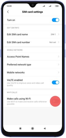 Wifi calling devices